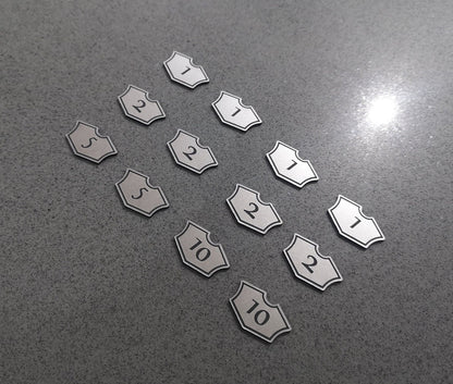 Magic the Gathering - Set of 12 Planeswalker Loyalty Counters