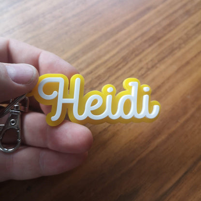 Personalised Name Keychain/Backpack tag/Lunchbox tag