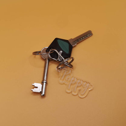 Personalised Name Keyring