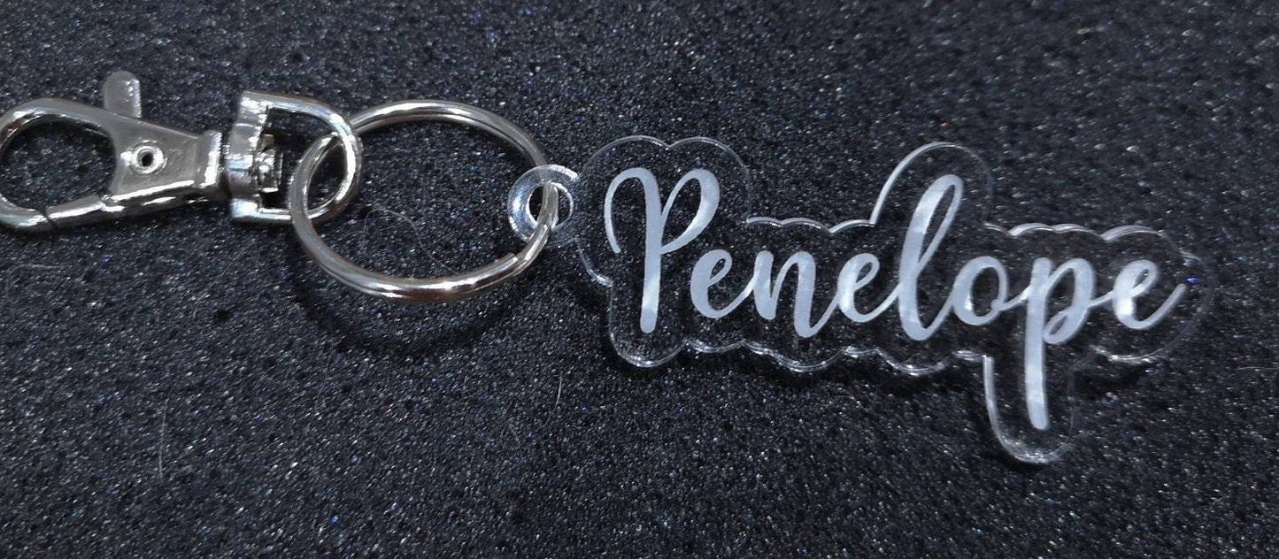 Personalised Name Keyring