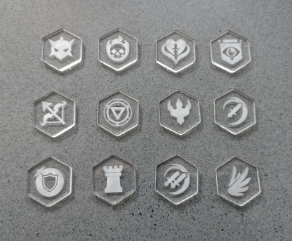 Magic the Gathering - Set of 12 Keyword Tokens - Without Keyword
