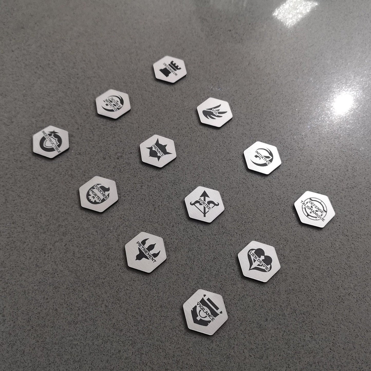 Magic the Gathering - Français Set of 12 -  Keyword Tokens