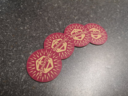 D&D Inspiration Tokens - Dungeons and Dragons