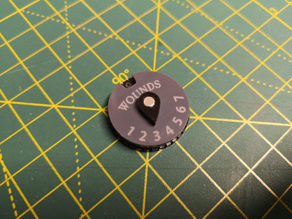 Wound Counter Dials (0-79) Set of 2 - WH40K, Magic the Gathering and Dungeons and Dragons