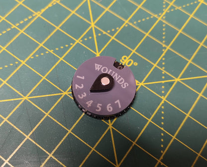 Wound Counter Dials (0-79) Set of 2 - WH40K, Magic the Gathering and Dungeons and Dragons