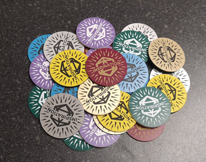 D&D Inspiration Tokens - Dungeons and Dragons