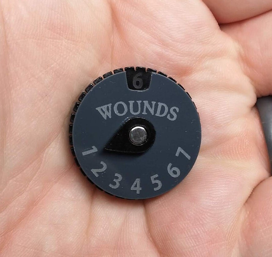 Wound Counter Dials (0-79) Set of 2 - WH40K, Magic the Gathering and Dungeons and Dragons