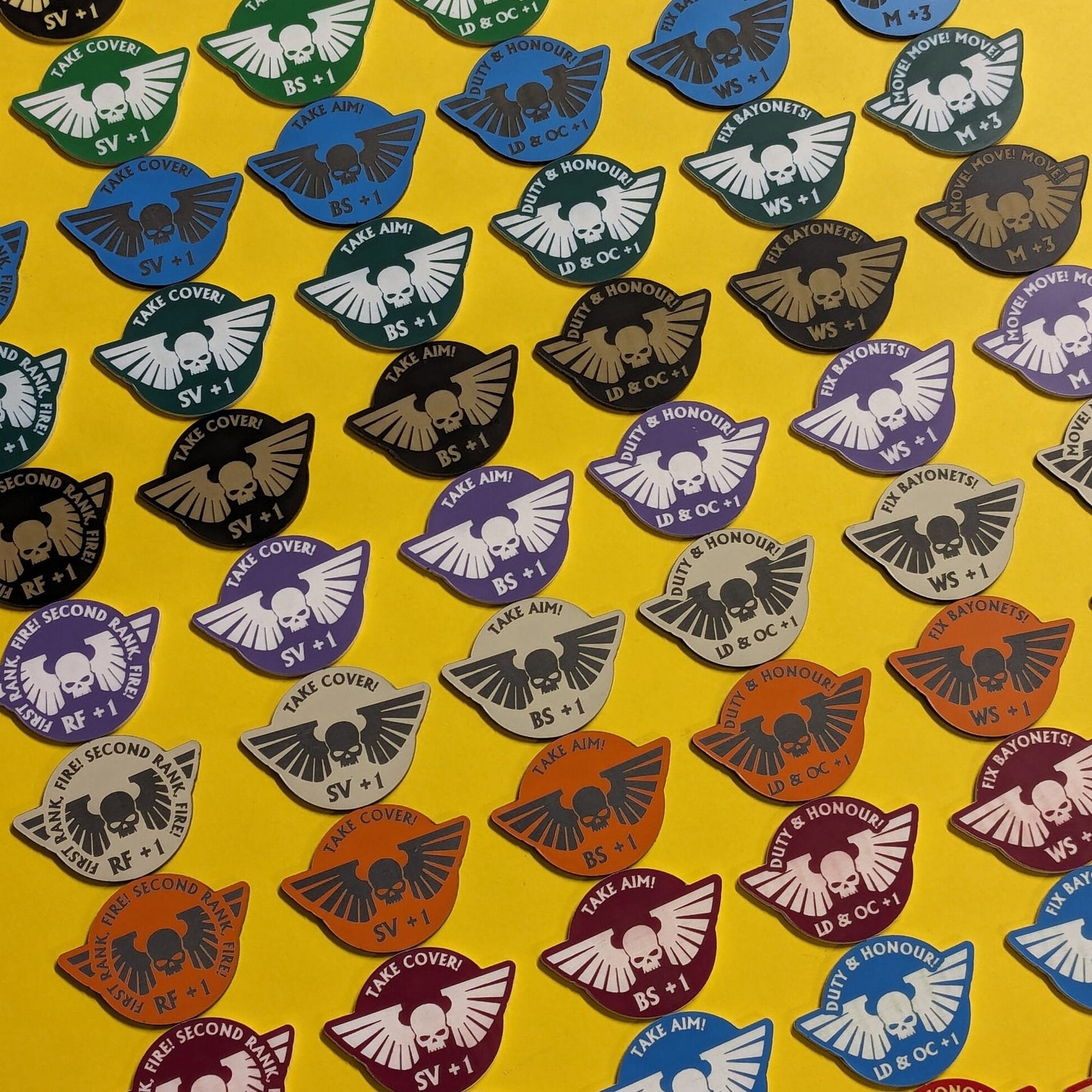 WH40K - Voice of Command Tokens - Astra Militarium